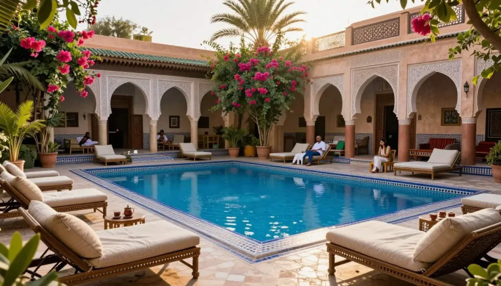 Marrakech riads with pool